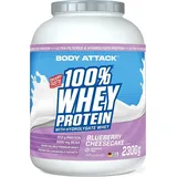 Body Attack 100% Whey Protein - 2,3 kg Blueberry Cheesecake
