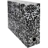 Exacompta 89726E 5x Transferbox, Rücken 90mm, 25x33cm für DIN A4, - Annonay, - Weiß,