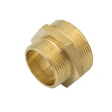 GENERAL FITTINGS - Messing Reduziernippel 1 1/2' Auf 2 Zoll Übergangsnippel Reduzierung