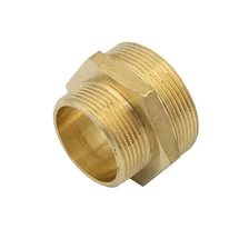 GENERAL FITTINGS - Messing Reduziernippel 1 1/2' Auf 2 Zoll Übergangsnippel Reduzierung