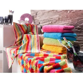 CAWÖ Life Style Streifen 7008 Saunatuch 70 x 180 cm multicolor