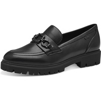 S.Oliver Damen Loafer mit dicker Sohle Vegan, Schwarz (Black), 40