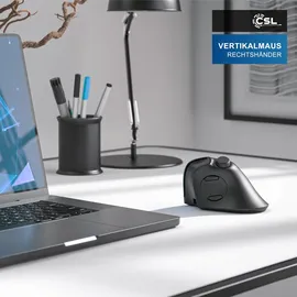 CSL Vertikalmaus schwarz