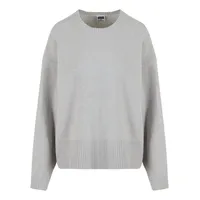 URBAN CLASSICS Ladies Soft Oversized Pullover in Grau, Größe
