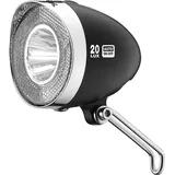 XLC Scheinwerfer LED Retro Reflektor 20Lux Schalter, schwarz