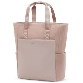 KAPTEN & SON Lindby Pro Cord Convertible Backpack Rosa