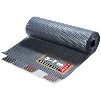 Kadax Balkonverkleidung 0,9 x 700 cm Anthrazit Rattan