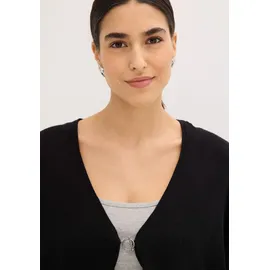 bonprix Strickjacke schwarz XXL