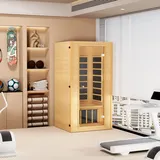 Sauna Infrarotkabine Infrarotsauna Holz Wärmekabine Saunakabine 1-2 Personen