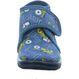 Beck Traktor Hausschuh Blau 20