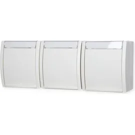 Busch-Jaeger Schuko-Steckdose 3-fach Weiß