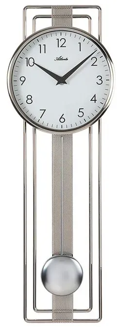 Paragon (Atlanta) Quarz-Pendeluhr 5055 Alu, Eisen, Stahl & Metall