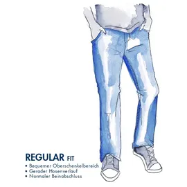 Hechter Paris Regular Fit Blau W32/L34