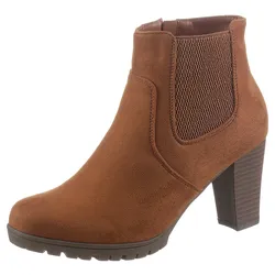 CITY WALK Stiefelette, mit seitlichem Stretcheinsatz CITY WALK cognac 37