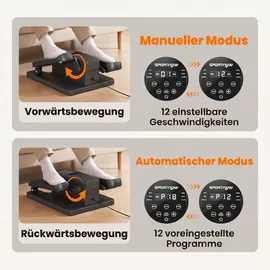 sportnow Mini Ellipsentrainer Schwarz