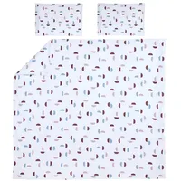 Meyco Home Shapes Bettwäsche Doppelbett (Baumwolle, atmungsaktives Material, einfache