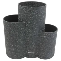 KING HOFF 3 in 1 Universeller Messerständer KINGHOFF (Grau)