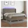 vidaXL Boxspringbett 180 x 200 cm Schwarz