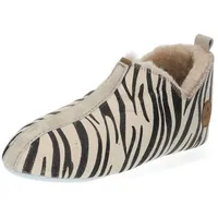 Shepherd Slipper für Damen Lina, tiger on honey 40 - Beige - 40