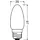 Osram LED Kerzenlampe Classic E27 2,5 W warmweiß