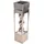 deluke NIKLAS 100 x 100 x 100 cm Silber