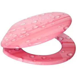 Sanilo WC-Sitz Pink Flower mit Absenkautomatik pink