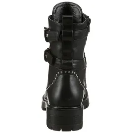 aniston shoes Schnürboots Schnürstiefelette, Bikerboots mit Nietenbesatz schwarz 36 EU