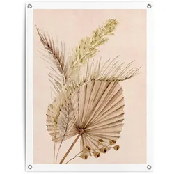 Poster REINDERS "Japandi Style", beige (farbe bild(er): beige), B:60cm H:80cm T:0,1cm, Leinwand, Bilder, Outdoor für Garten oder Balkon