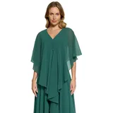Vera Mont Chiffonstola mit Volant Dark Emerald,M | M