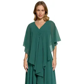 Vera Mont Chiffonstola mit Volant Dark Emerald,M | M