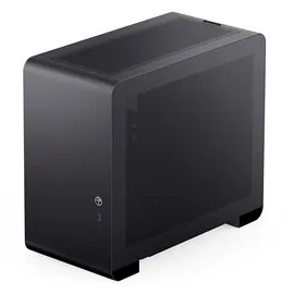 Jonsbo U4 Mini Micro-ATX-Gehäuse, Tempered Glass - schwarz