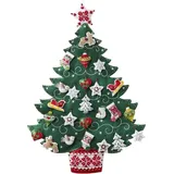 Bucilla Nordic Baum Advent Kalender-Applikation aus Filz