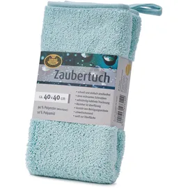 Gözze Mikrofasertuch GÖZZE "Zaubertuch", grün (mint), B:40cm L:40cm, Mikrofaser, Putztücher, hohe Wasseraufnahme, extrem saugstark, zum reinigen und trocknen