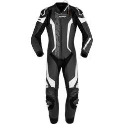 Spidi Laser Pro, Lederkombi 1tlg. perforiert - Schwarz/Weiß - 48