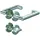 OGRO Rosettengarnitur CORE8907 WC Edelstahl