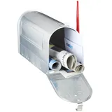 Relaxdays U.S. Mailbox silber