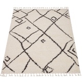 Paco Home Hochflor-Teppich »Orebro 171«, rechteckig, beige