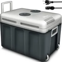 Tillvex Kühlbox TVKB45-01, grau, 40 Liter, elektrisch mit Rollen
