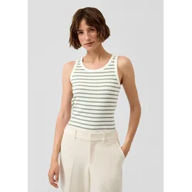 s.Oliver Geripptes Tanktop Grün XXL