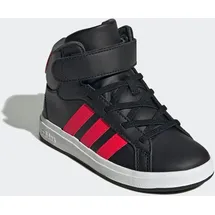 adidas Grand Court Mid Kinder Schwarz/Rot/Grau 28