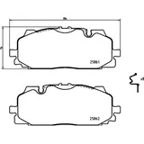 Hella Bremsbelagsatz, Scheibenbremse 8DB 355 021-641