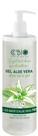 Cebio Aloe Vera Gel Bio 98% Pumpflasche 500ml