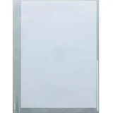 FolderSys Prospekthüllen A4 PP Euro-Lochung mit Indexstreifen VE=100 Stück transparent/weiß