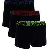 Under Armour Herren 3er Pack in Schwarz/Hellgrün/Rot/Blau - Gr.: