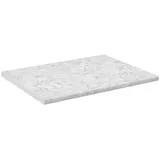 Vicco Küchenarbeitsplatte R-Line Marmor Weiß 80 cm