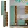 Vicco Rudi Hochschrank 56 x 193 cm Mintgrün Holzwerkstoff