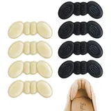 Fersenpolster Schuhe,8pcs Fersenkissen für Schuhe,Antirutsch Fersenpolster,Fersenpolster,Fersenpolster Schuheinlagen,Fersenschutz,Anti Bläschen Schuheinlagen,Fersenpolster für zu Große Schuhe