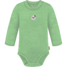 normani Outdoor Sports Baby Merino Langarmbody Tuai in Grün | Gr.: 62
