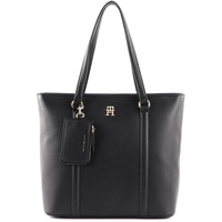 Tommy Hilfiger TH Monogram Plaque Tote black