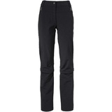 Vaude Farley Stretch Capri T-Zip III Hose (Größe M, schwarz)